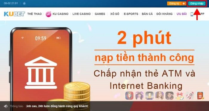 Hướng dẫn đăng nhập Kubet an toàn